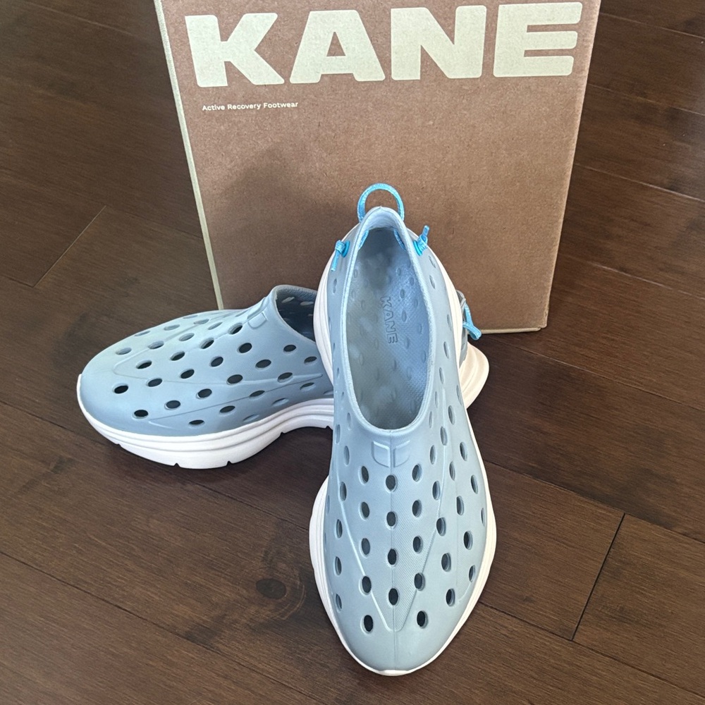 Kane Light Blue Slip-On Active Recovery Shoes - New